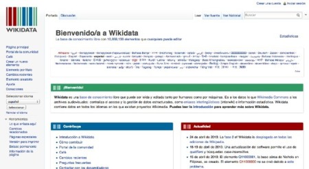 La Wikipedia ya recurre a los datos de Wikidata como fuente