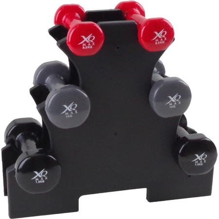 Juego de seis pesas con soporte de Fashion Manufacturer por 20,40 euros en Amazon