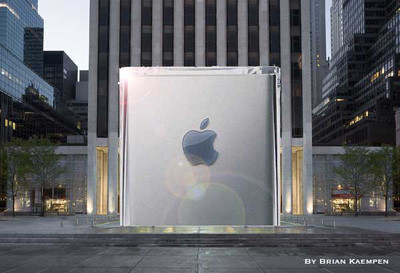 ¿El primer diseño del "Cubo" de Apple en Nueva York?