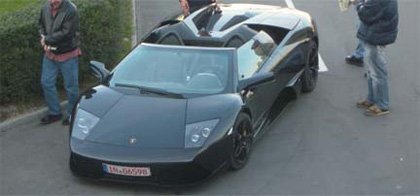 Primera imagen del Murciélago LP640 Roadster