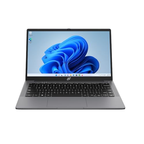 HYUNDAI Book N4020, 4GB RAM, 128GB Almacenamiento, Windows 11 Home Modo S, Type-C, WiFi AC, Teclado en Inglés – Gris Espacial
