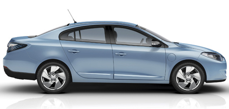 Renault Fluence Z.E. azul hielo