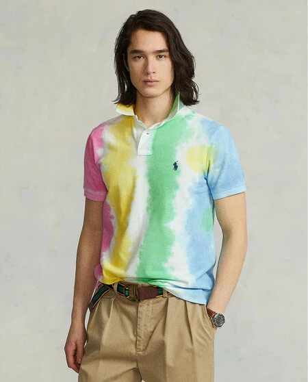 Polo de hombre tie-dye regular