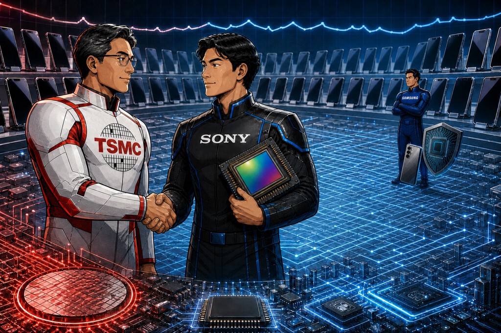 El mercado de smartphones está estancado, así que estamos viendo alianzas inesperadas como TSMC y Sony para competir con Samsung