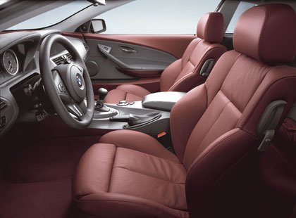 Interior del BMW 645 Ci
