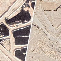 Un país ha creado un cementerio de neumáticos en el desierto tan grande que la NASA lo ha descubierto con imágenes por satélite 