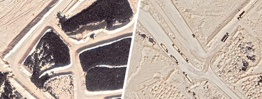 Un país ha creado un cementerio de neumáticos en el desierto tan grande que la NASA lo ha descubierto con imágenes por satélite 