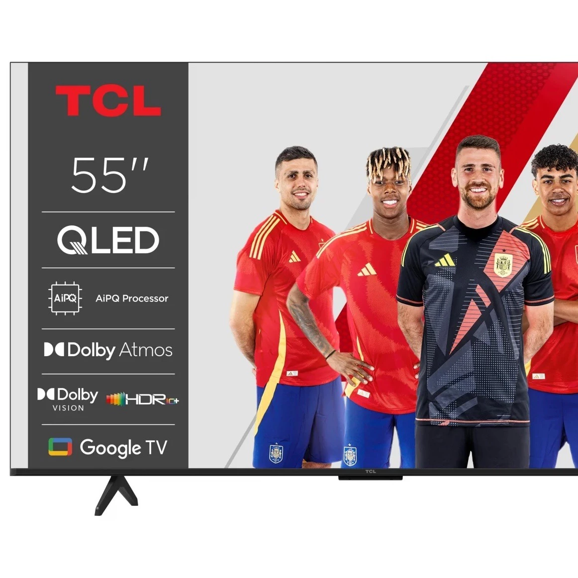  Smart TV QLED 55" (139,7 cm) TCL 55P71K, 4K UHD, 60 Hz, Procesador AiPQ Pro, Dolby AC4 Dolby TrueHD, Dolby Atmos DTS Virtual-X, Google TV 