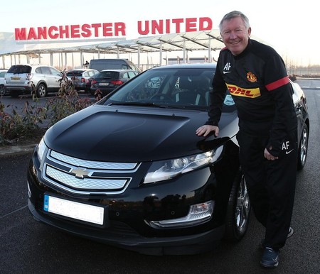 Alex Ferguson encantado con su nuevo Chevrolet Volt