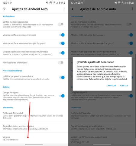 Captura de pantalla automática de Android