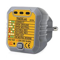 Cupón de descuento de 2,5€ en el comprobador de enchufes Tacklife EST02: ahora puede ser tuyo por 6,59 euros en Amazon