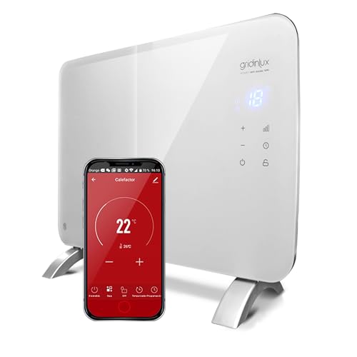 Gridinlux Homely Radiador Cristal Eléctrico WIFI WARM 1000