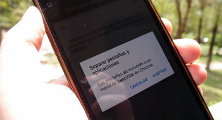 Chrome se rinde y admite que las pestañas no son aplicaciones: no se combinarán por defecto