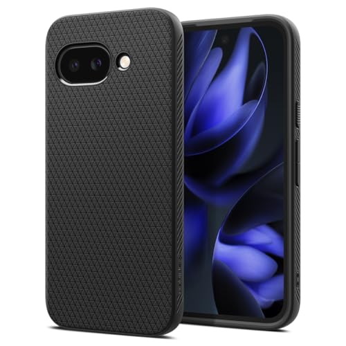 Spigen Funda Liquid Air Compatible con Google Pixel 9a - Negro Mate