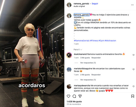 Entrenamiento Ramona