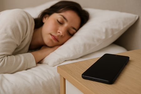 durmiendo con un Galaxy en la mesita de noche