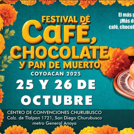 Lánzate a la Feria del Café, Chocolate y Pan de Muerto 2025 a disfrutar del Día de Muertos en este lugar al sur de CDMX