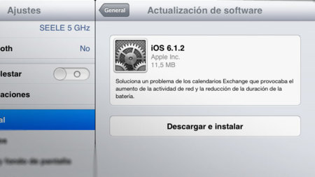 Apple lanza iOS 6.1.2 para corregir los problemas de sincronización con Exchange