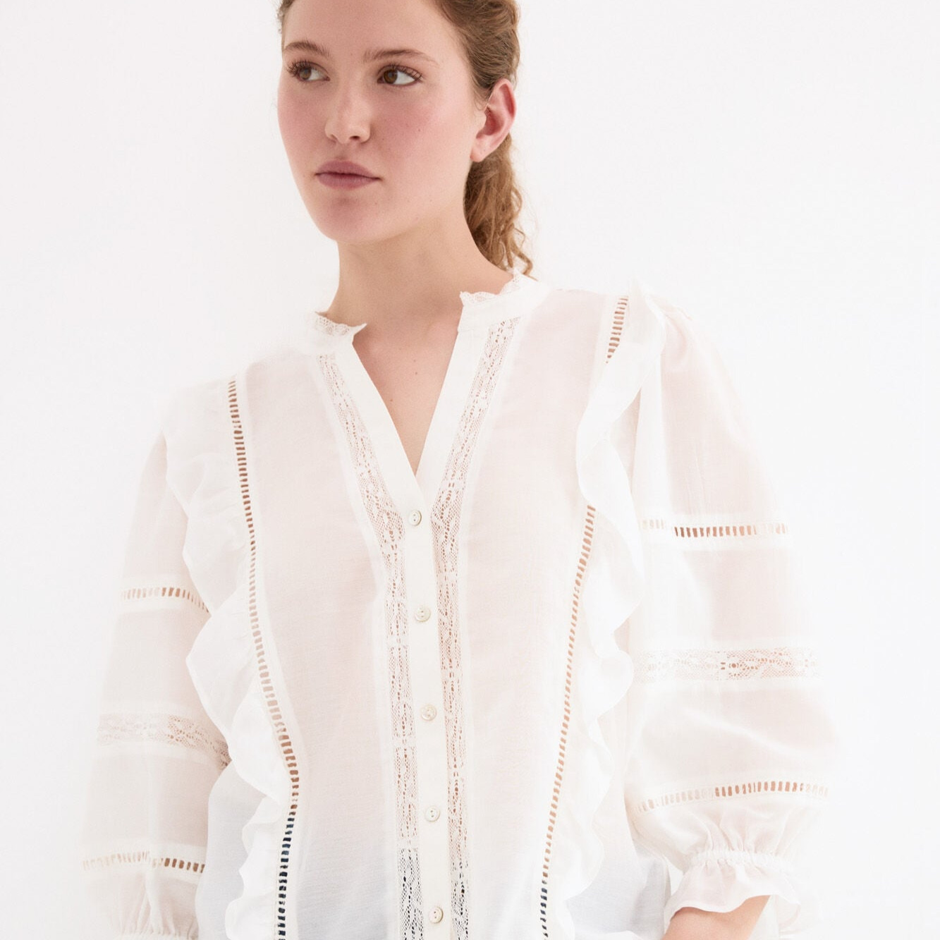 
Pedro del Hierro
Blusa romántica volantes
