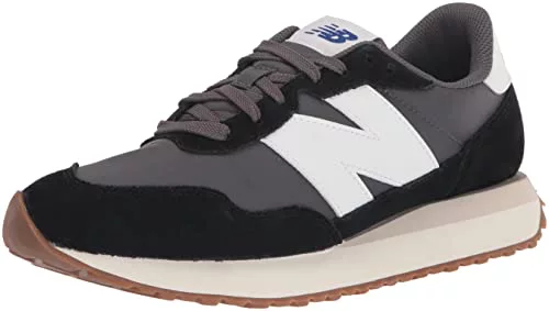 New Balance Men's 237 V1 Sneaker, Black/Magnet/Gum, 11.5