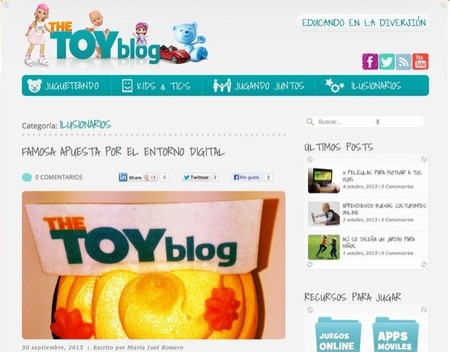 Famosa arranca The Toy Blog un sitio en Internet para compartir experiencias y conocimientos sobre los juguetes