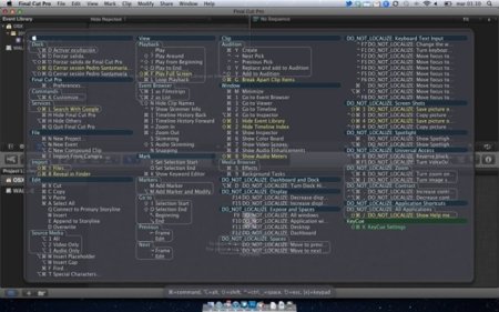Atajos de teclado para Final Cut Pro X, tres opciones para que no se te olviden