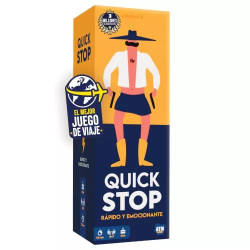 QuickStop - Juegos de Mesa para Familia y Amigos - De 2 a 7 Jugadores