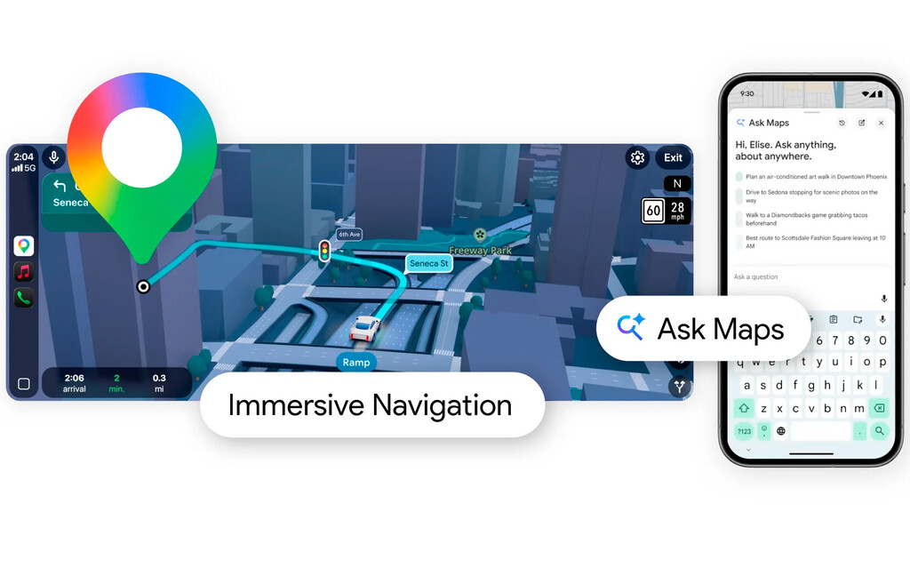Google Maps acaba de cambiar más en un día que en la última década. Android Auto es uno de los grandes beneficiados