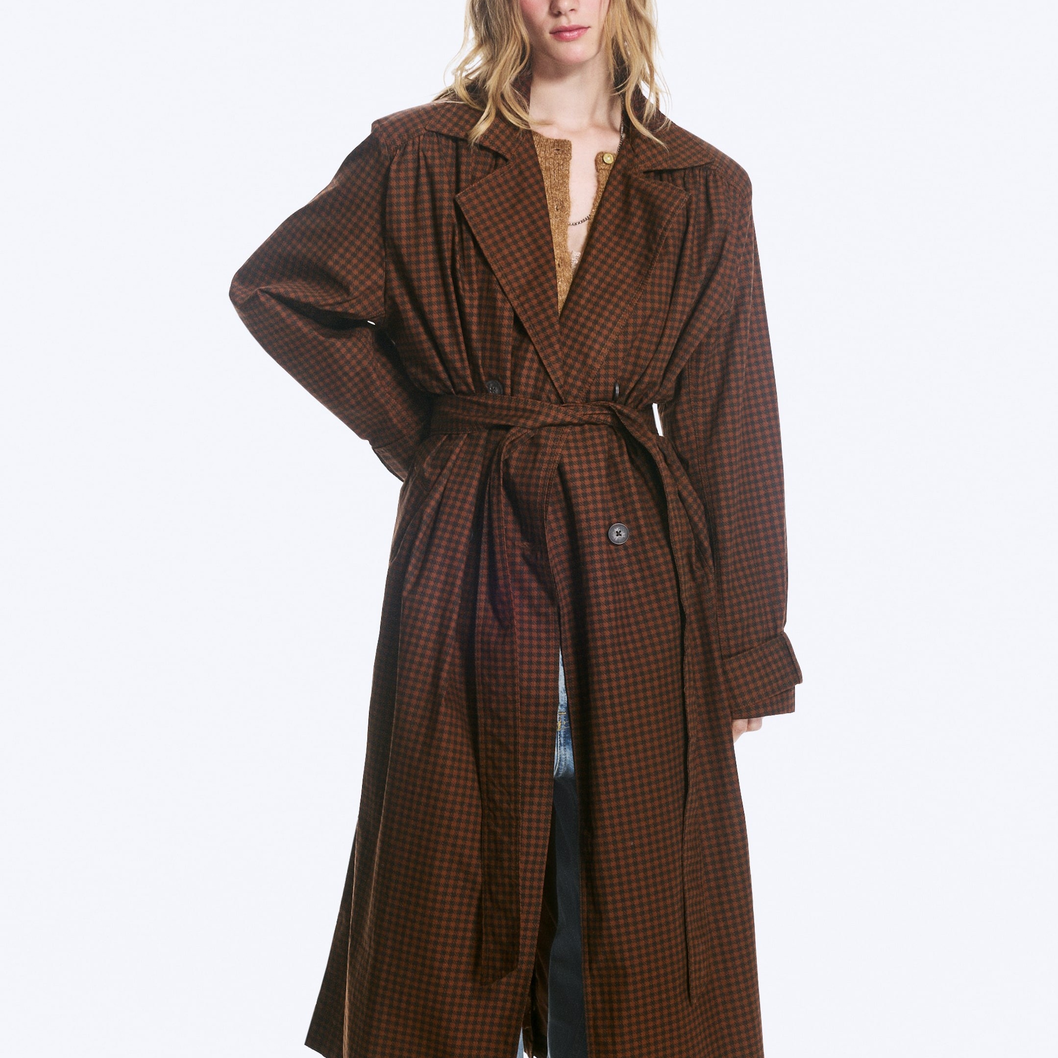 Gabardina oversize

