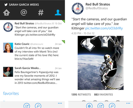 Twitter for Windows Phone recibe su mayor actualización incluyendo una nueva interfaz