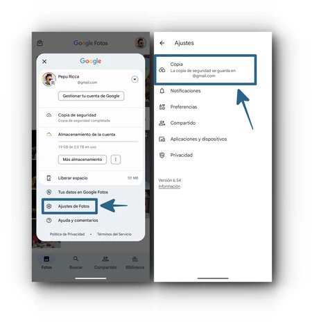 Googleフォトフォルダ同期1