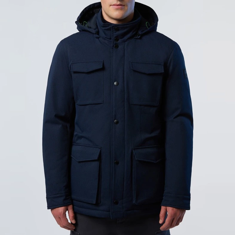 North Sails Chaqueta 4 bolsillos en gabardina efecto lana de hombre