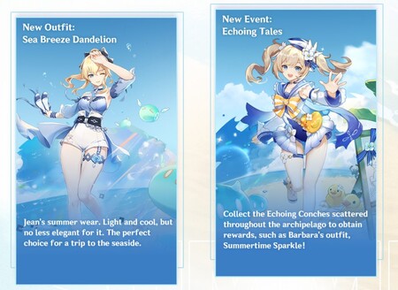 Genshin Impact Evento Verano