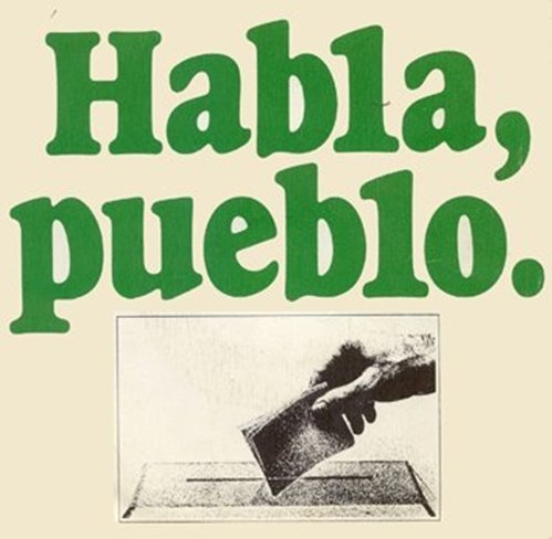 Habla, pueblo