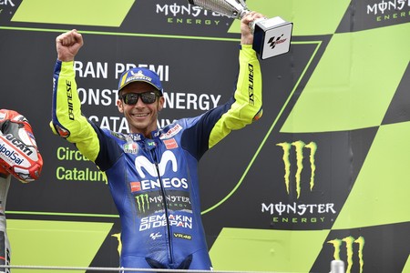 Valentino Rossi se va contento con su podio en Montmeló ya que "el año pasado fue un desastre"