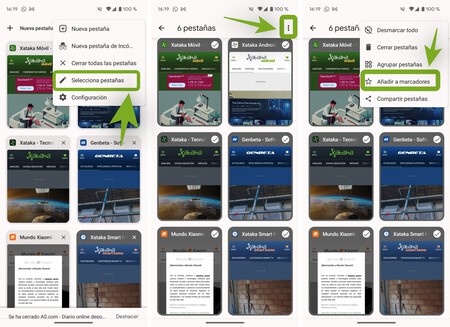 Chrome Marcadores Pestanas