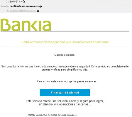 Correo Bankia 28092020