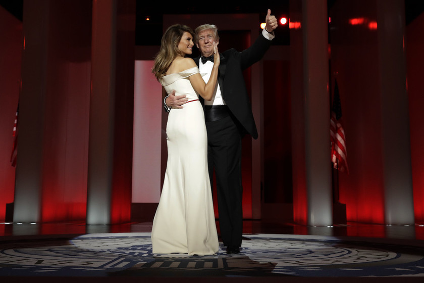 los detalles del vestido más preciado de la eslovena melania trump