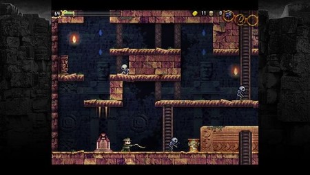 Podemos ver estas imágenes de La-Mulana EX en PS Vita sin que peligre nuestra integridad física