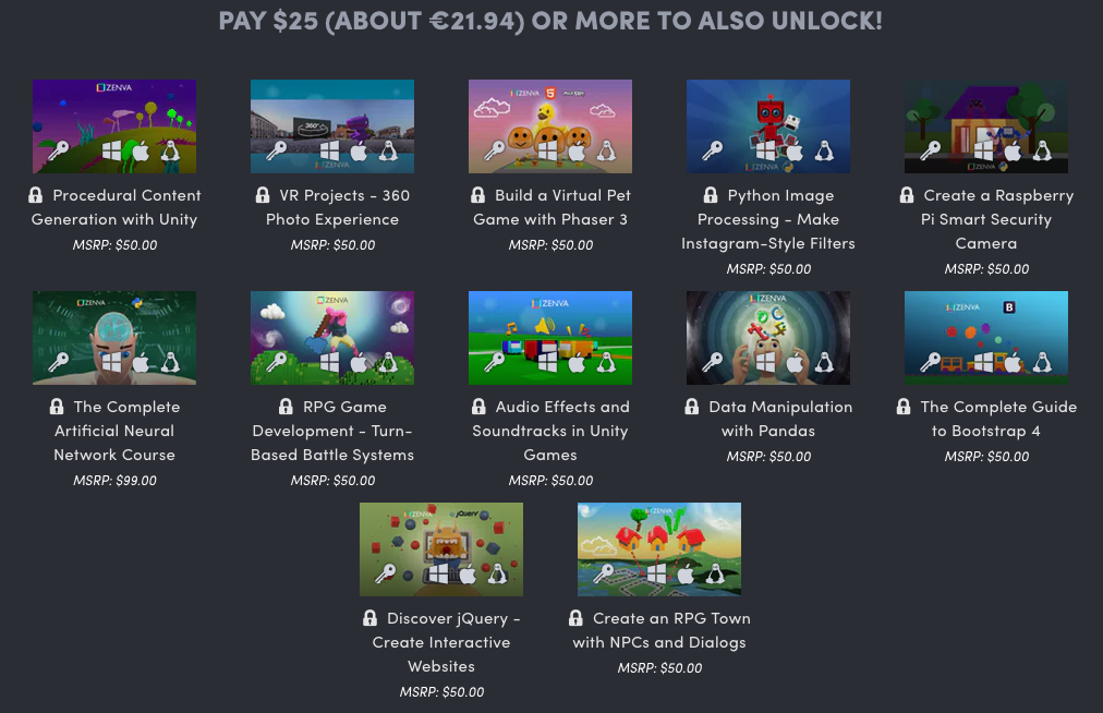 Humble Bundle Intro to Code, paga menos de un euro por un paquete de ...