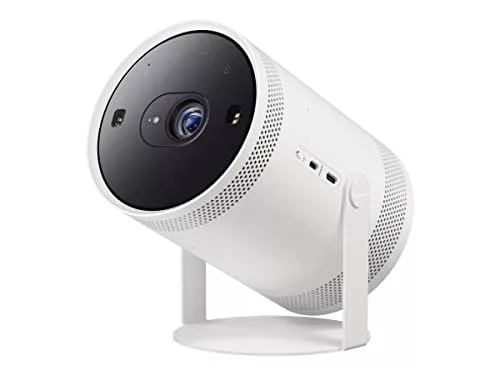 Samsung The Freestyle 2022 SP-LSP3B - Smart TV projector up to 100 inches compatible with 360° rotating design, 360° sound with premium speaker, Auto Calibration and voice assistants