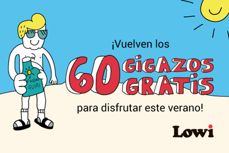 Lowi se prepara para el verano y regala 60 GB de datos