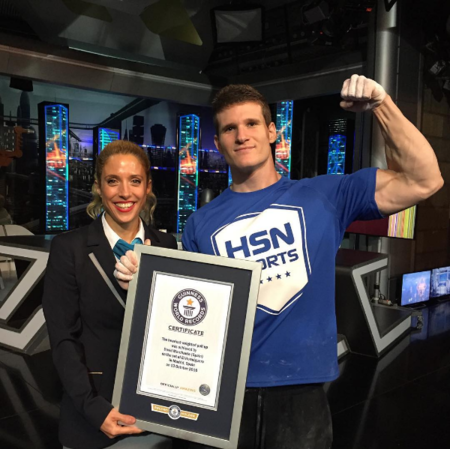 Record Guinness del mundo en dominadas: David Marchante sorprende en El Hormiguero