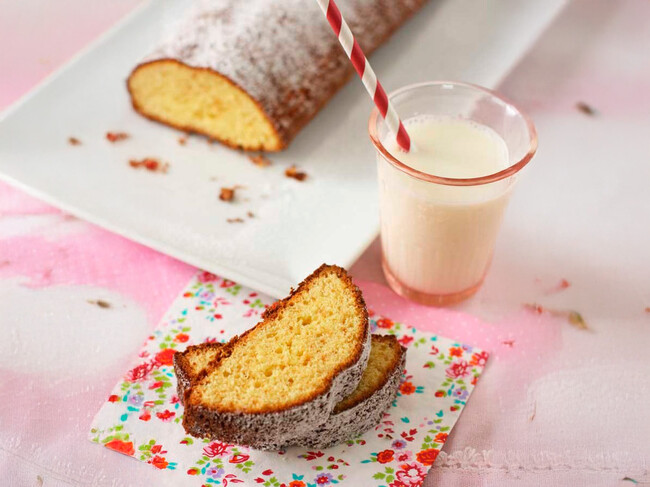 Bizcocho de chocolate blanco, receta para un desayuno o merienda delicioso