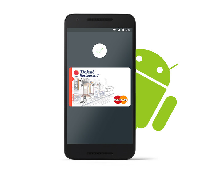 Android pay Ticket Restaurant