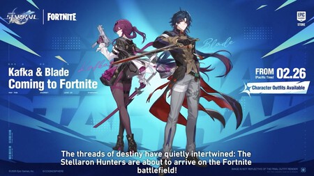 Colaboracion Honkai Gacha Fortnite Skins