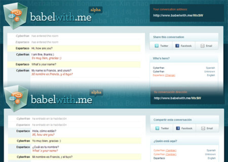 Babelwith.me, conversaciones online con traducción incluida