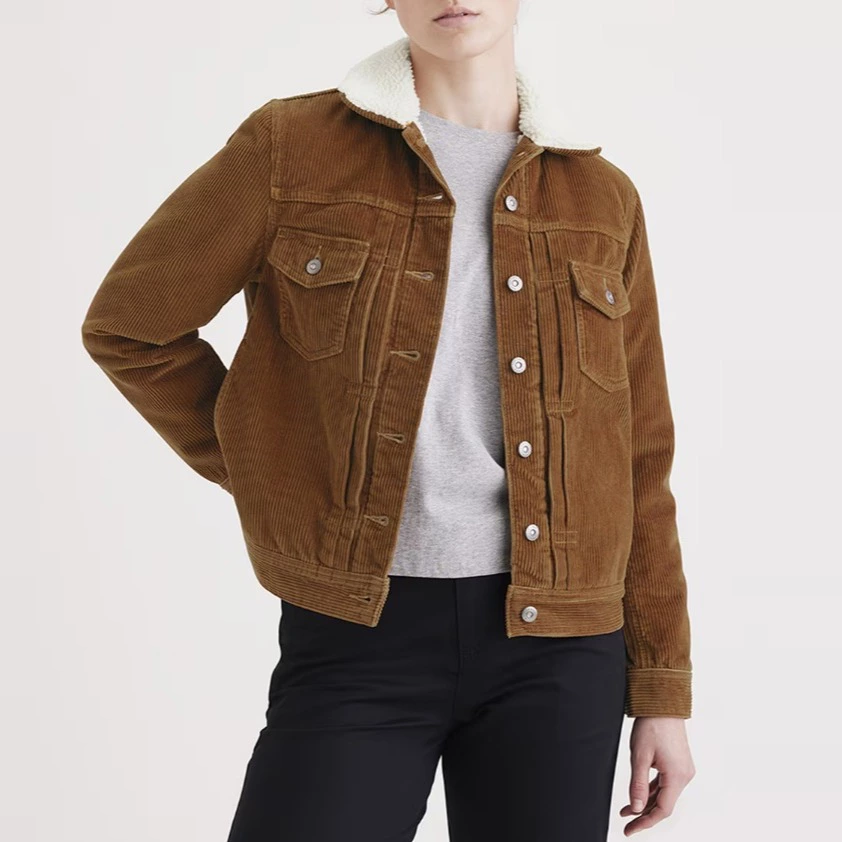 Dockers Cazadora trucker de mujer de pana