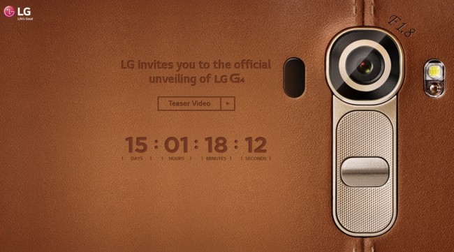 Lg G4 Teaserweb