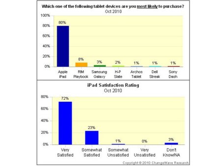 El iPad representa el 95,5% del mercado de tablets mientras sigue perjudicando a los netbook